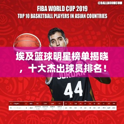 埃及篮球明星榜单揭晓，十大杰出球员排名！