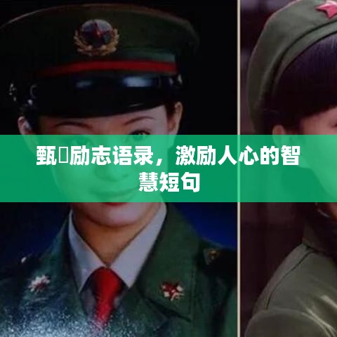 甄嬛励志语录，激励人心的智慧短句