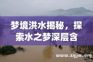 梦境洪水揭秘，探索水之梦深层含义与象征意义