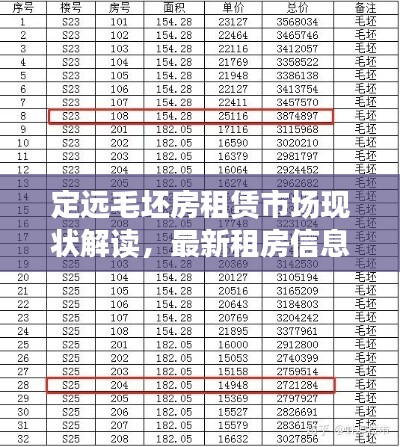 定远毛坯房租赁市场现状解读，最新租房信息及趋势分析