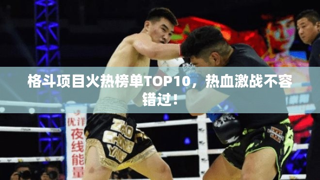 格斗项目火热榜单TOP10，热血激战不容错过！