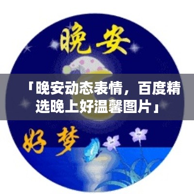 「晚安动态表情，百度精选晚上好温馨图片」