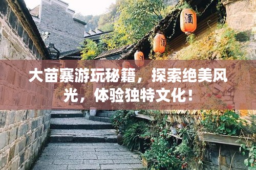 大苗寨游玩秘籍，探索绝美风光，体验独特文化！