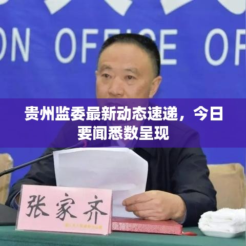 贵州监委最新动态速递，今日要闻悉数呈现