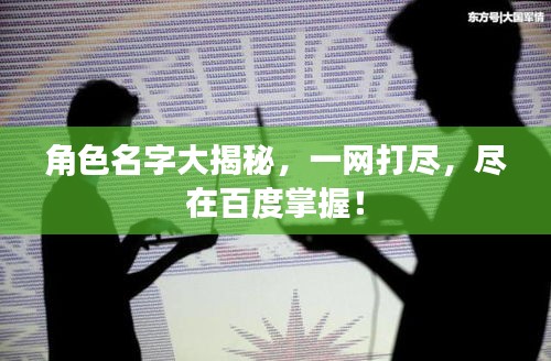 角色名字大揭秘，一网打尽，尽在百度掌握！