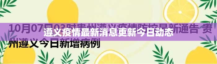 遵义疫情最新消息更新今日动态