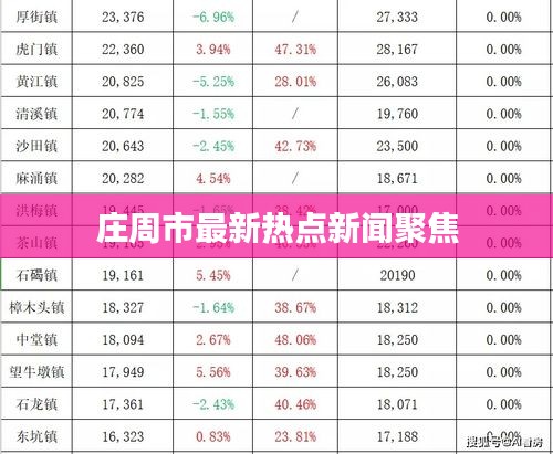 庄周市最新热点新闻聚焦