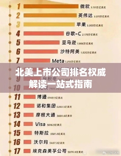 北美上市公司排名权威解读一站式指南
