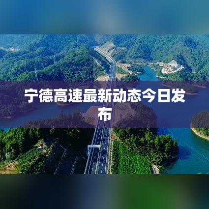 宁德高速最新动态今日发布