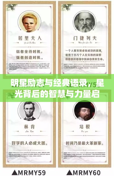明星励志与经典语录，星光背后的智慧与力量启示