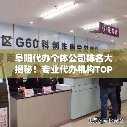 阜阳代办个体公司排名大揭秘！专业代办机构TOP榜单出炉！