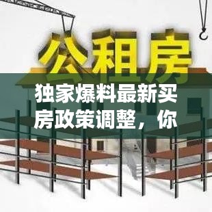 独家爆料最新买房政策调整，你需要知道的最新消息！