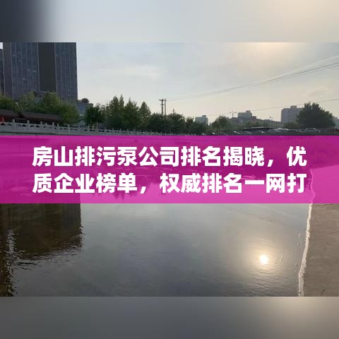 房山排污泵公司排名揭晓，优质企业榜单，权威排名一网打尽！
