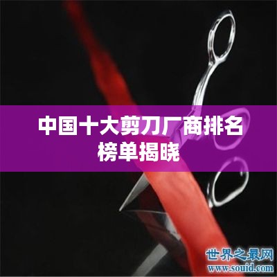中国十大剪刀厂商排名榜单揭晓