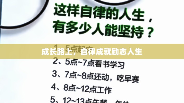 成长路上，自律成就励志人生