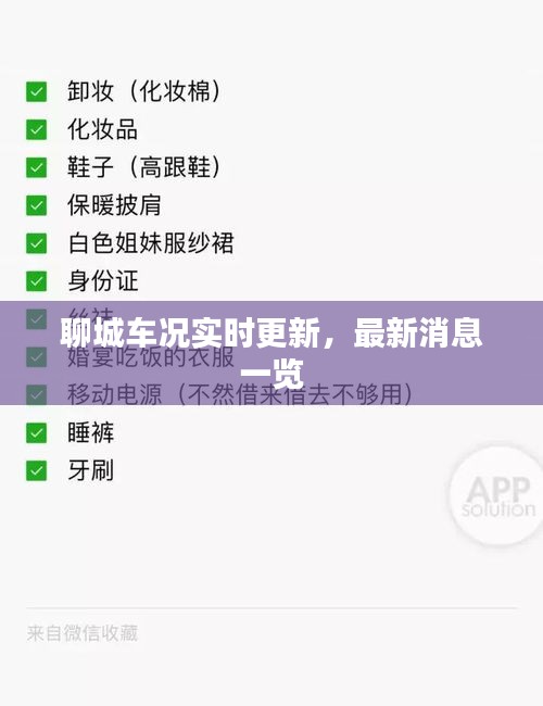 聊城车况实时更新，最新消息一览