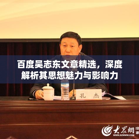 百度吴志东文章精选，深度解析其思想魅力与影响力