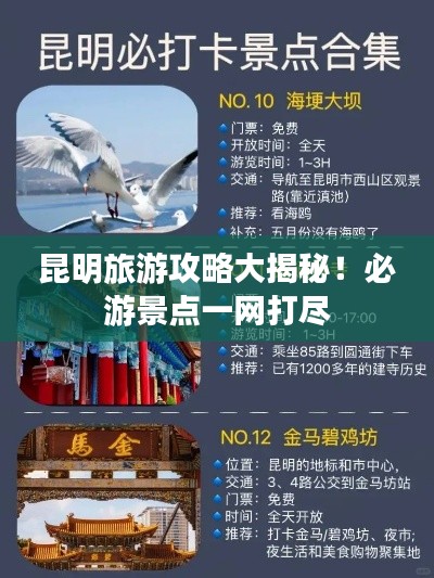 昆明旅游攻略大揭秘！必游景点一网打尽