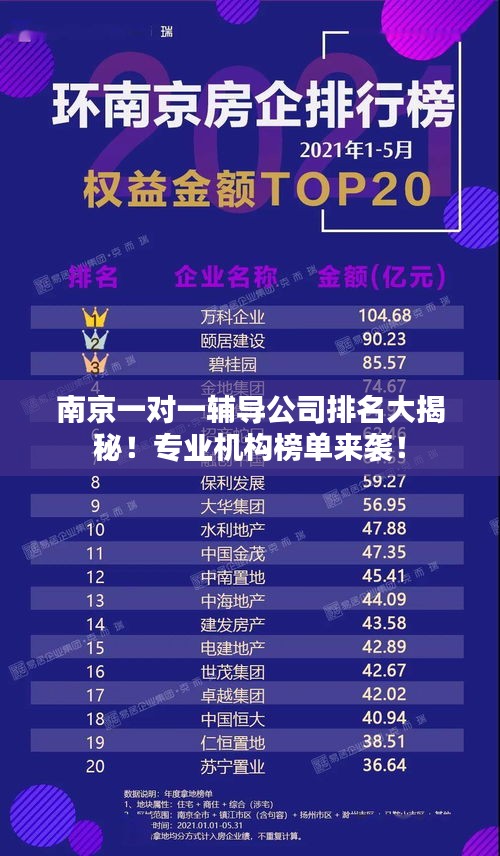 南京一对一辅导公司排名大揭秘！专业机构榜单来袭！