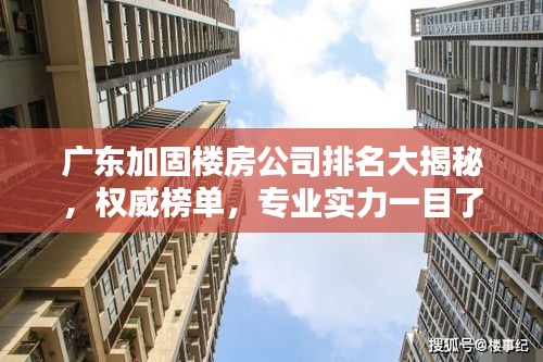 广东加固楼房公司排名大揭秘，权威榜单，专业实力一目了然！