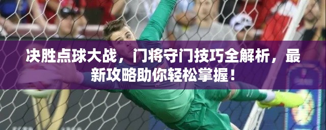 决胜点球大战，门将守门技巧全解析，最新攻略助你轻松掌握！