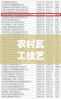 农村瓦工技艺传承与创新，揭秘杰出瓦工师傅前十名榜单