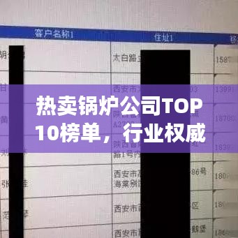热卖锅炉公司TOP10榜单，行业权威排名一网打尽！