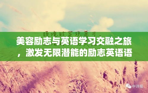 美容励志与英语学习交融之旅，激发无限潜能的励志英语语录