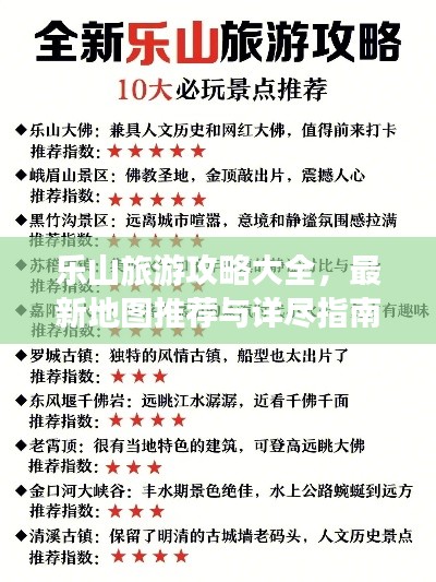 乐山旅游攻略大全，最新地图推荐与详尽指南