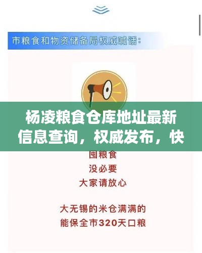 杨凌粮食仓库地址最新信息查询，权威发布，快速了解！