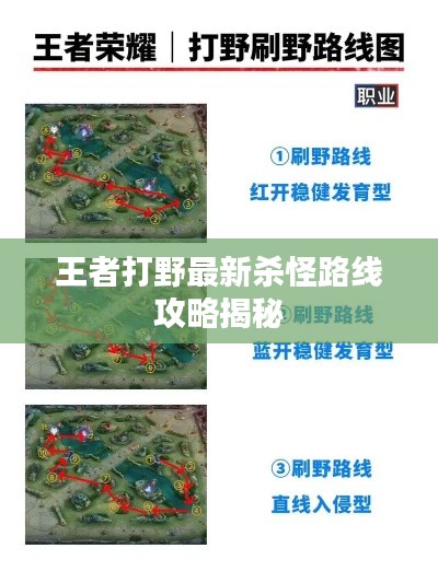 王者打野最新杀怪路线攻略揭秘