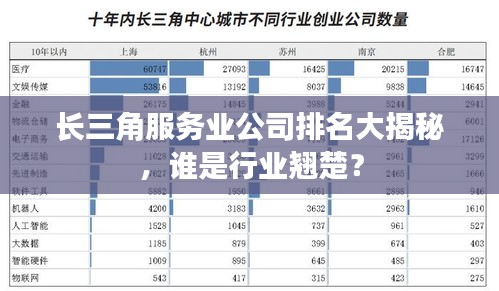 长三角服务业公司排名大揭秘，谁是行业翘楚？
