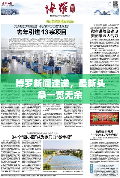 博罗新闻速递，最新头条一览无余