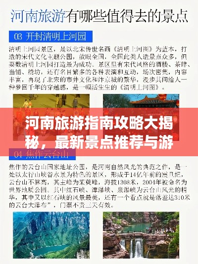 河南旅游指南攻略大揭秘，最新景点推荐与游玩秘籍