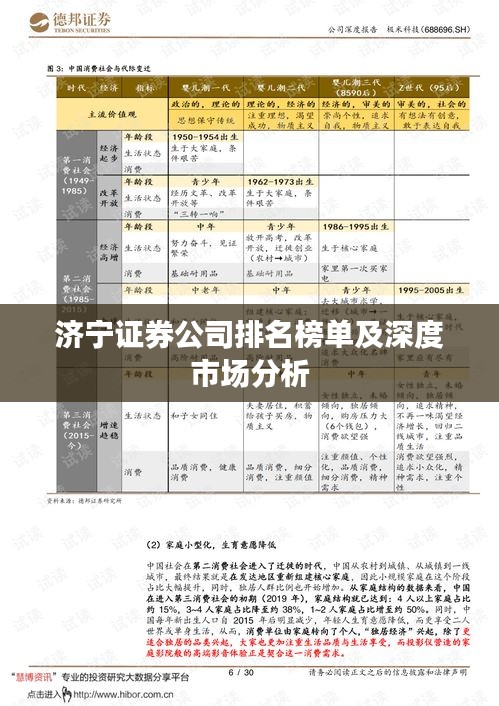 济宁证券公司排名榜单及深度市场分析