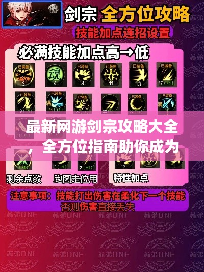 最新网游剑宗攻略大全，全方位指南助你成为顶尖高手！