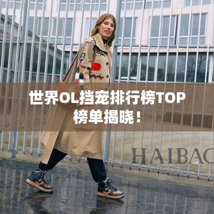 世界OL挡宠排行榜TOP榜单揭晓！