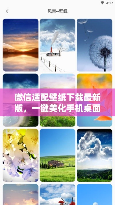 微信适配壁纸下载最新版，一键美化手机桌面！
