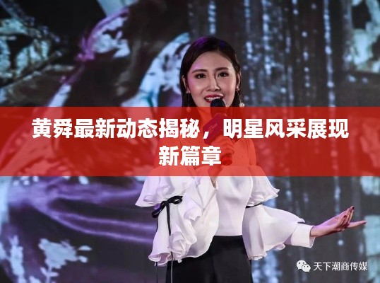 黄舜最新动态揭秘，明星风采展现新篇章