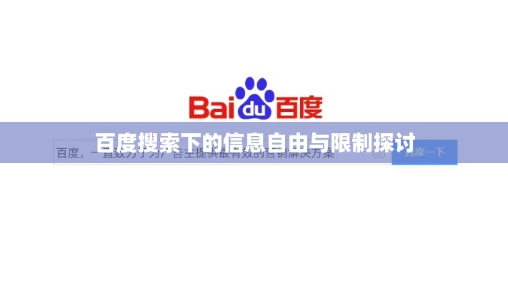 百度搜索下的信息自由与限制探讨