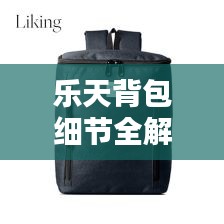 乐天背包细节全解析，图片一览无余，你想知道的都在这里！