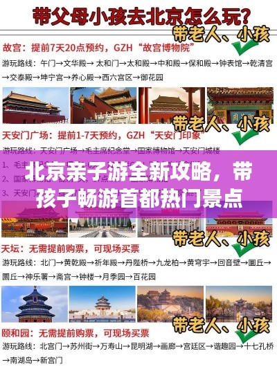 北京亲子游全新攻略，带孩子畅游首都热门景点