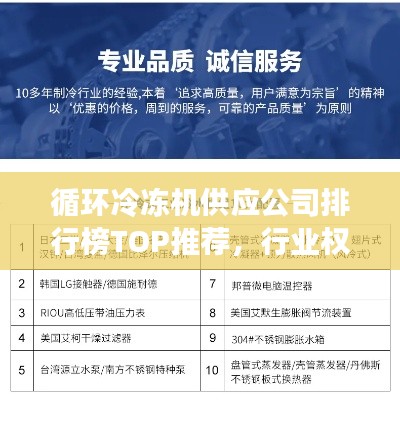 循环冷冻机供应公司排行榜TOP推荐，行业权威指南！