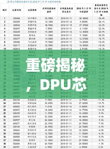 重磅揭秘，DPU芯片公司排名及行业深度剖析！