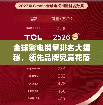 全球彩电销量排名大揭秘，领先品牌究竟花落谁家？