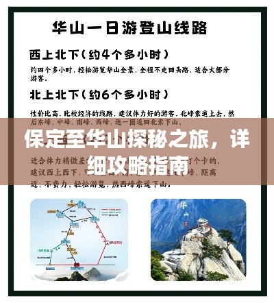 保定至华山探秘之旅，详细攻略指南
