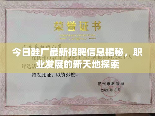 今日鞋厂最新招聘信息揭秘，职业发展的新天地探索